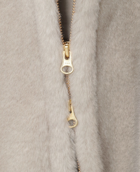 フェイクミンクファーオーバーベスト 詳細画像 ライトグレー 18