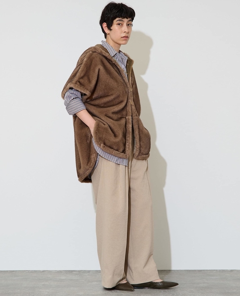 フェイクミンクファーオーバーベスト 詳細画像 ベージュ系 8