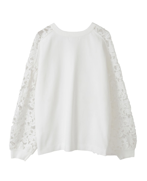 レースニットカーディガン 詳細画像 ホワイト（レース白） 7