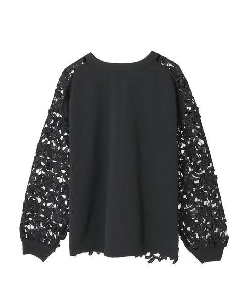 レースニットカーディガン 詳細画像 ブラック（レース黒） 10