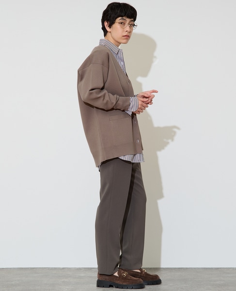 バックメッセージカーディガン 詳細画像 モカ 10