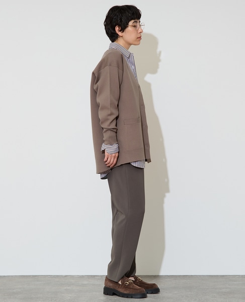 バックメッセージカーディガン 詳細画像 モカ 11