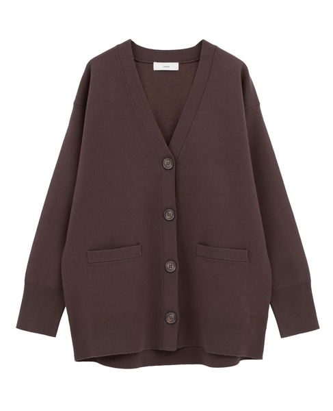 バックメッセージカーディガン 詳細画像 ブラウン 1