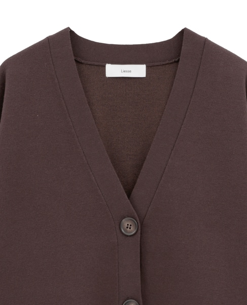 バックメッセージカーディガン 詳細画像 ブラウン 3