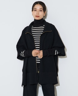 【大草直子さんコラボ】2WAYケープジップニット