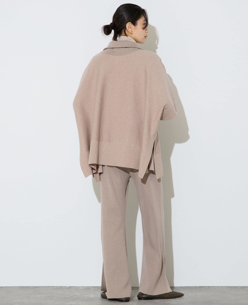 【大草直子さんコラボ】2WAYケープジップニット 詳細画像 ベージュ 10