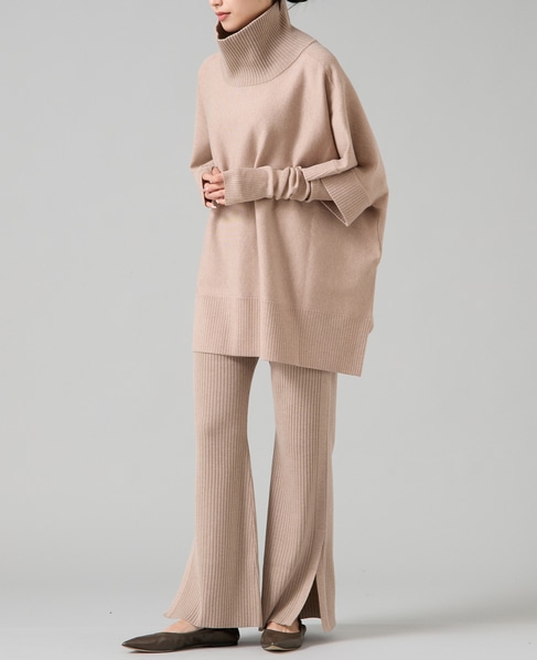 【大草直子さんコラボ】2WAYケープジップニット 詳細画像 ベージュ 20