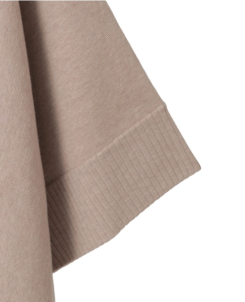 【大草直子さんコラボ】2WAYケープジップニット 詳細画像 ベージュ 25