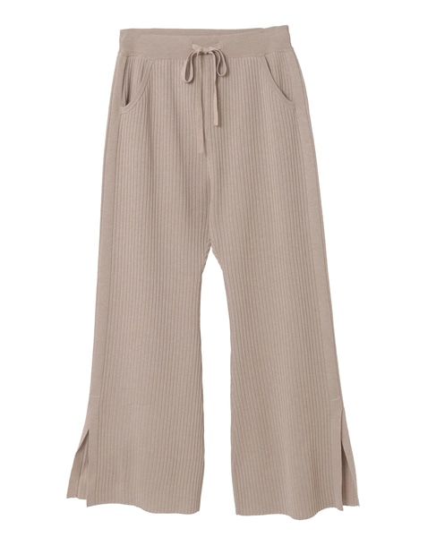 【大草直子さんコラボ】リブニットパンツ 詳細画像 ベージュ 14