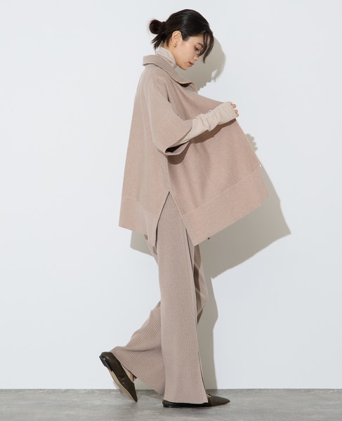 【大草直子さんコラボ】リブニットパンツ 詳細画像 ベージュ 3