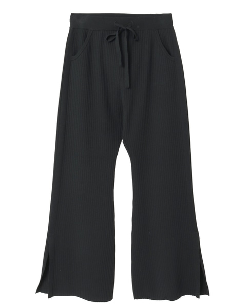 【大草直子さんコラボ】リブニットパンツ 詳細画像 ブラック 10