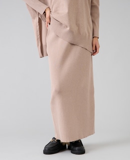 リブニットスカート