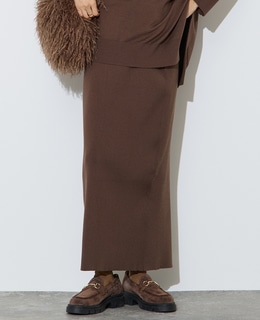 リブニットスカート