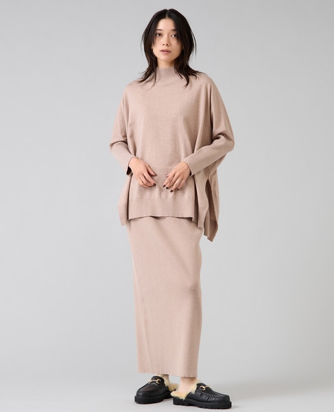 リブニットスカート 詳細画像 ベージュ 6