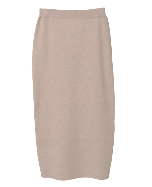 リブニットスカート 詳細画像 ベージュ 8