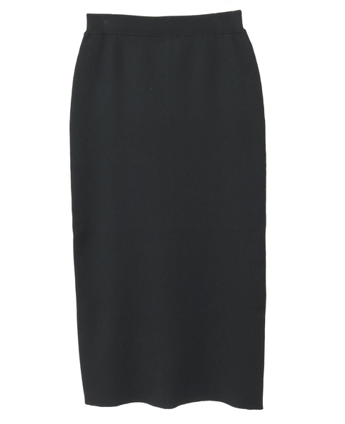 リブニットスカート 詳細画像 ブラック 8