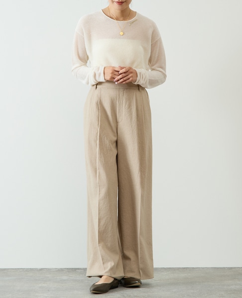 シアーモールニット 詳細画像 アイボリー 2