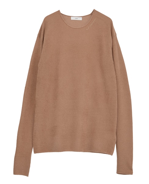 シアーモールニット 詳細画像 キャメル 10