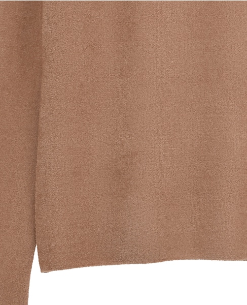 シアーモールニット 詳細画像 キャメル 14
