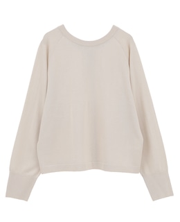 2WAYジップラメニットトップス