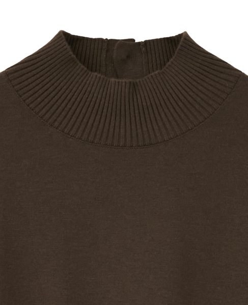 袖リブワイドハイネックニット 詳細画像 モカ 9