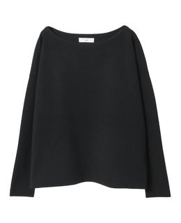 ハーフミラノリブニットトップス