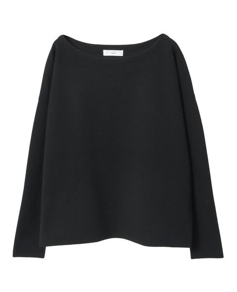 ハーフミラノリブニットトップス 詳細画像 ブラック 1