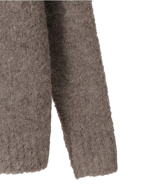 ジャガード編みニット 詳細画像 モカ 5