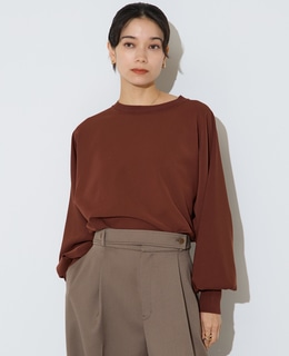 【定番】布帛コンビニットトップス