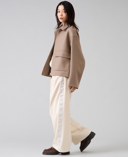 【定番】布帛コンビニットトップス 詳細画像 オフホワイト 11