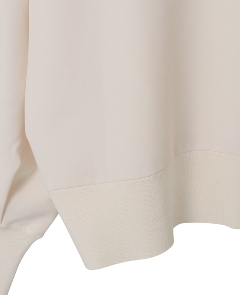 【定番】布帛コンビニットトップス 詳細画像 オフホワイト 16