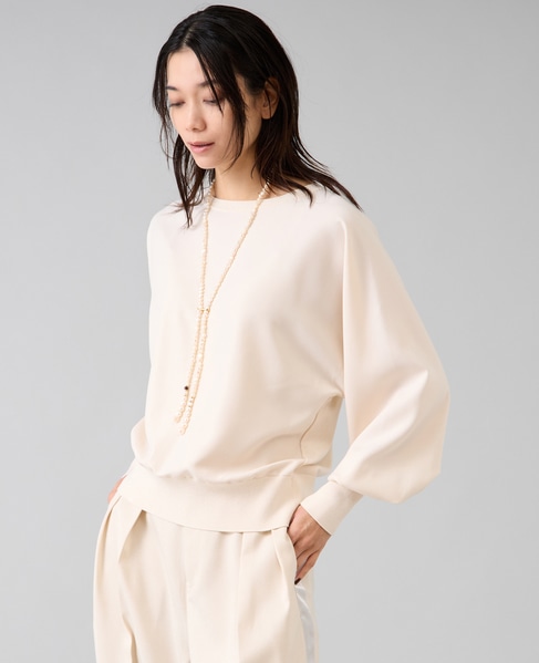 【定番】布帛コンビニットトップス 詳細画像 オフホワイト 2