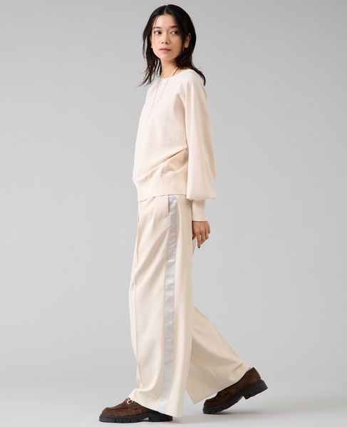 【定番】布帛コンビニットトップス 詳細画像 オフホワイト 8