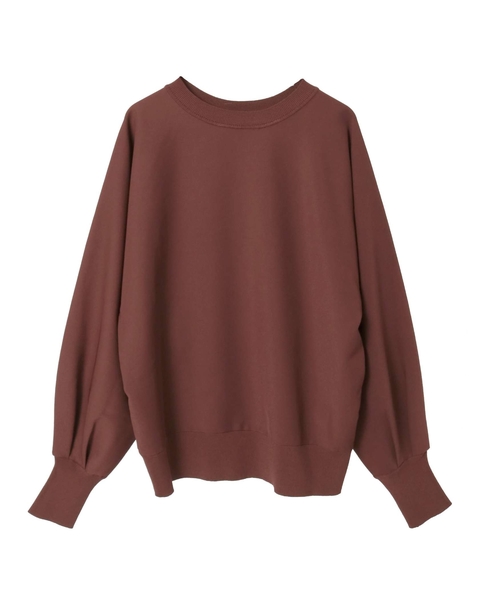 【定番】布帛コンビニットトップス 詳細画像 ブラウン 13