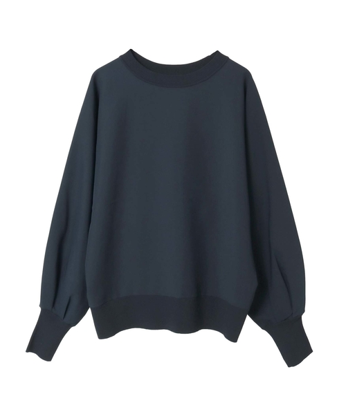 【定番】布帛コンビニットトップス 詳細画像 ネイビー 12