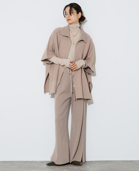 ウォッシャブルウールタートルニット 詳細画像 ベージュ 7