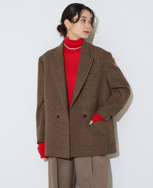 ウォッシャブルウールタートルニット 詳細画像 レッド 6