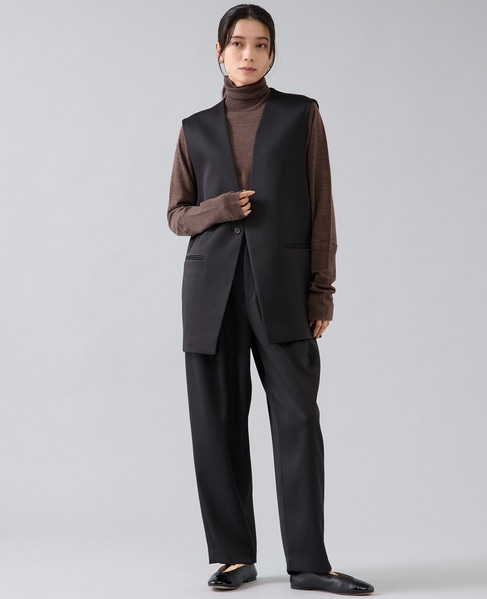 ウォッシャブルウールタートルニット 詳細画像 ブラウン 11