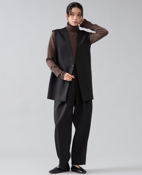 ウォッシャブルウールタートルニット 詳細画像 ブラウン 13