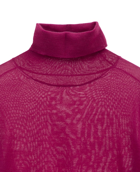 ウォッシャブルウールタートルニット 詳細画像 ピンク 11