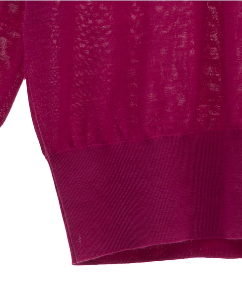 ウォッシャブルウールタートルニット 詳細画像 ピンク 13