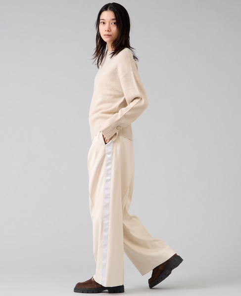 【定番】フォックスウールボートネックニット 詳細画像 ライトベージュ 10