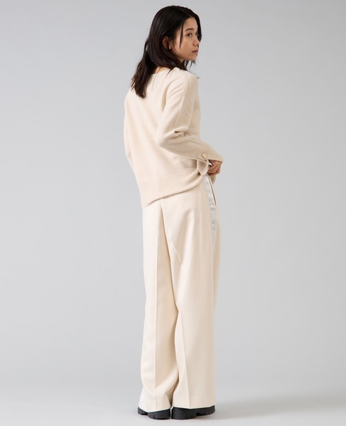 【定番】フォックスウールボートネックニット 詳細画像 ライトベージュ 13