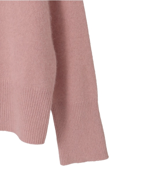 【定番】フォックスウールボートネックニット 詳細画像 ピンク 13