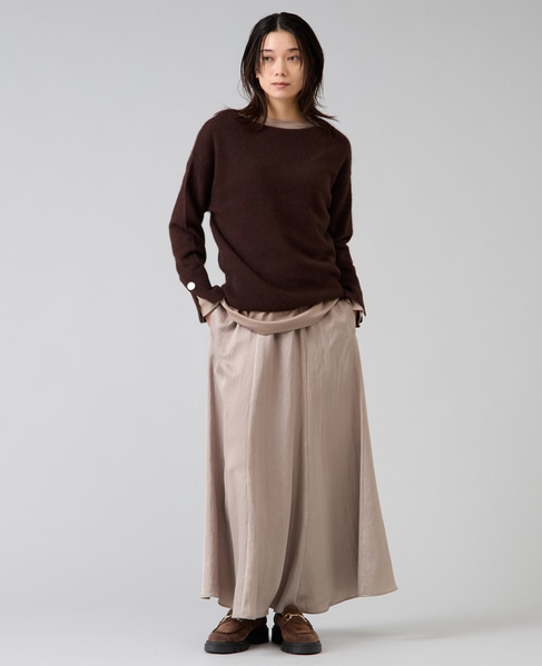 【定番】フォックスウールボートネックニット 詳細画像 ブラウン 7