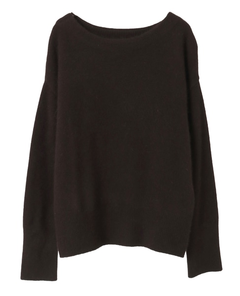 【定番】フォックスウールボートネックニット 詳細画像 ブラウン 9