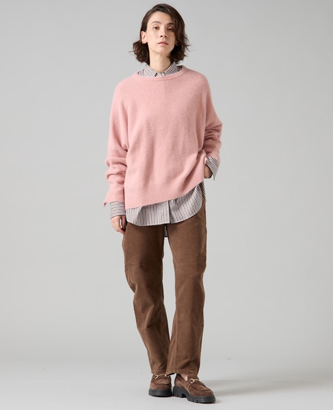 フォックスウールワイドドルマンニット 詳細画像 ピンク 2