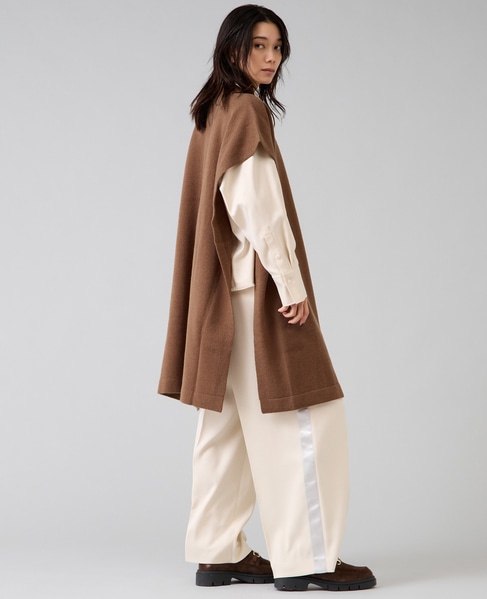 マルチウェイニットベスト 詳細画像 ブラウン 10