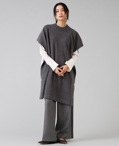 マルチウェイニットベスト 詳細画像 チャコールグレー 10