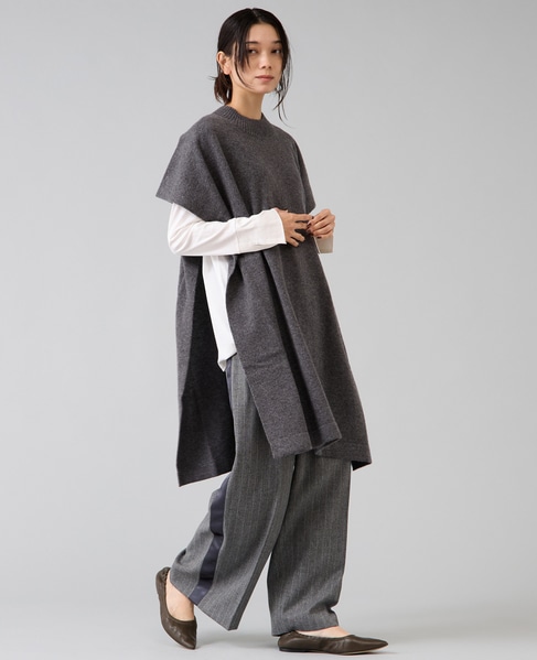 マルチウェイニットベスト 詳細画像 チャコールグレー 12